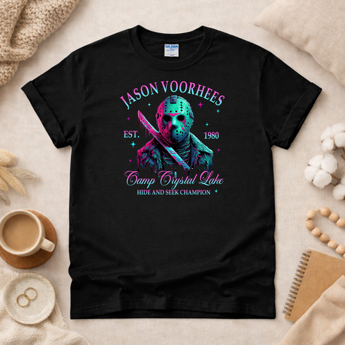 Neon Horror Shirt (Please leave a note with which design you would like)