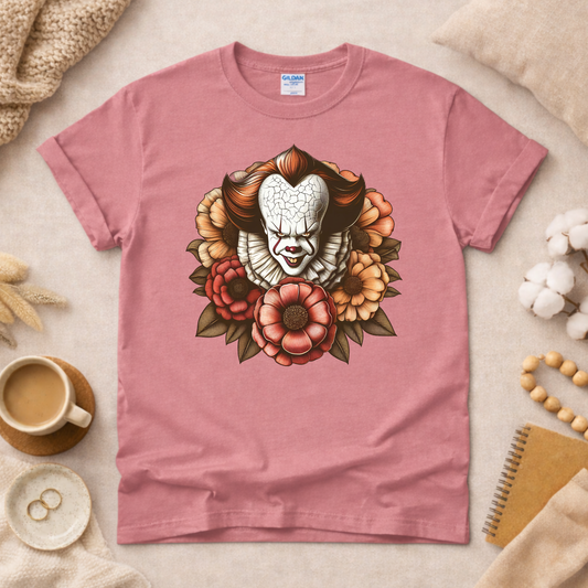 Horror Clown Shirt (Please leave a note with which design you would like)