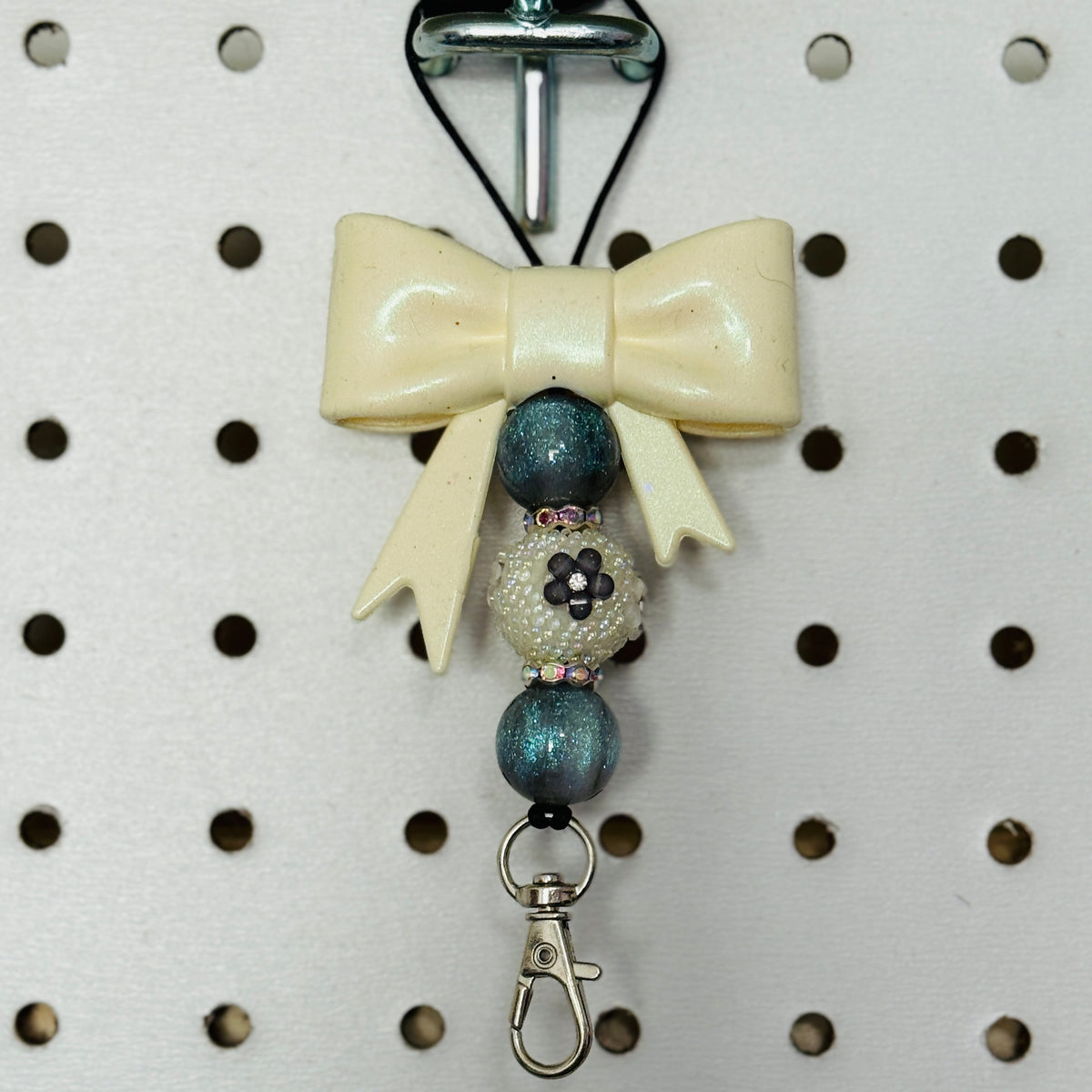 Cream and Grey Freshie Hanger - RTS