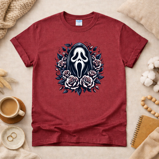 Horror Ghost Shirt (Please leave a note with which design you would like)