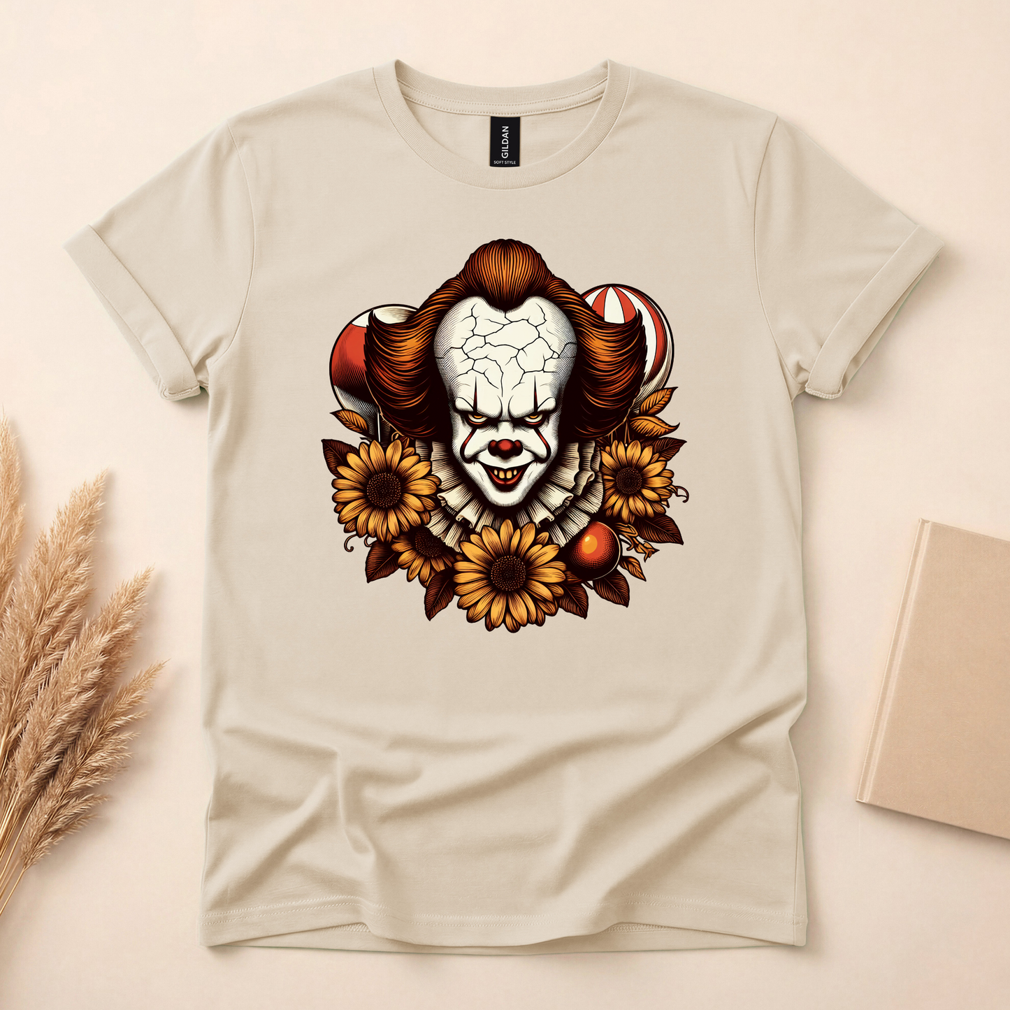 Horror Clown Shirt (Please leave a note with which design you would like)