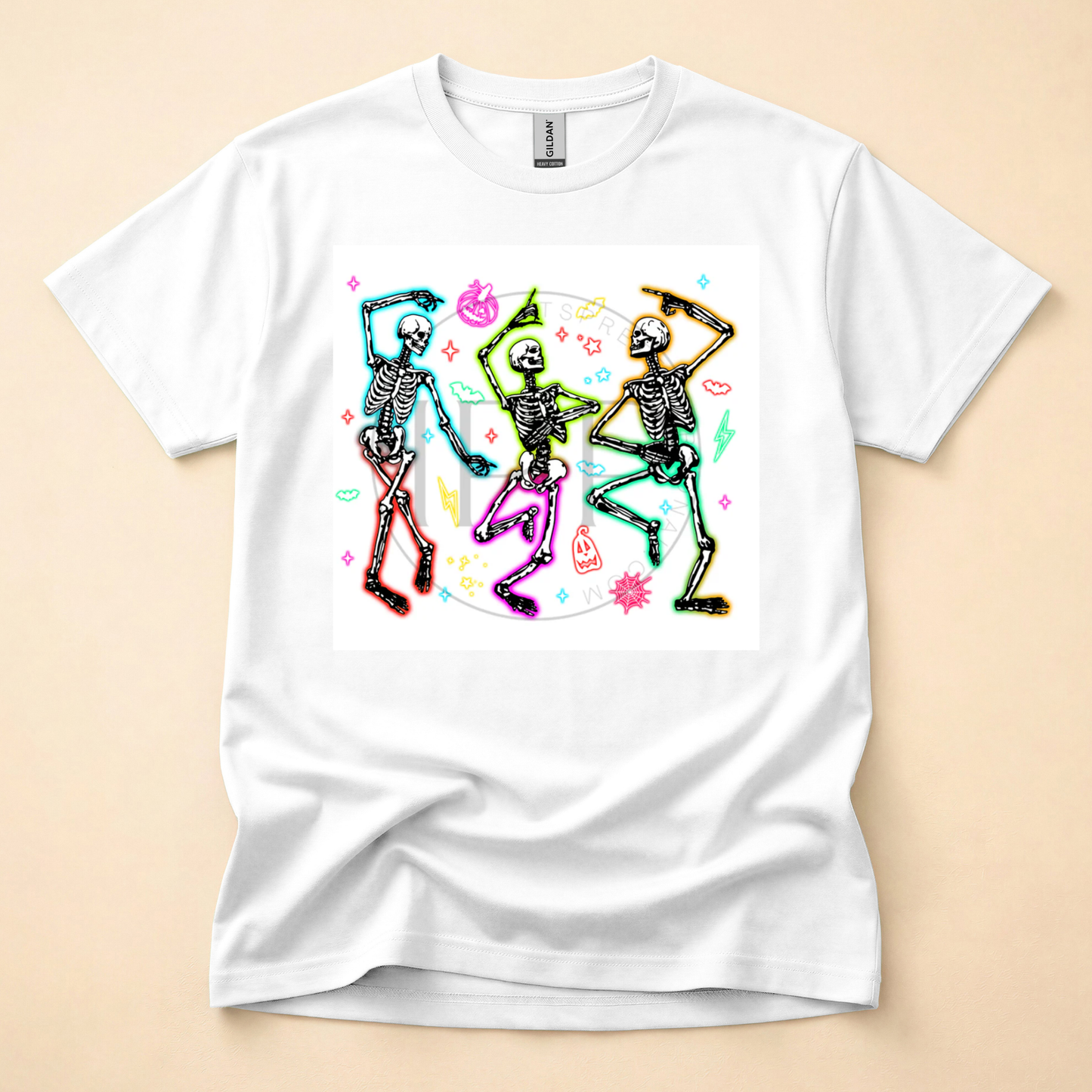 Neon Dancing Skeletons Shirt