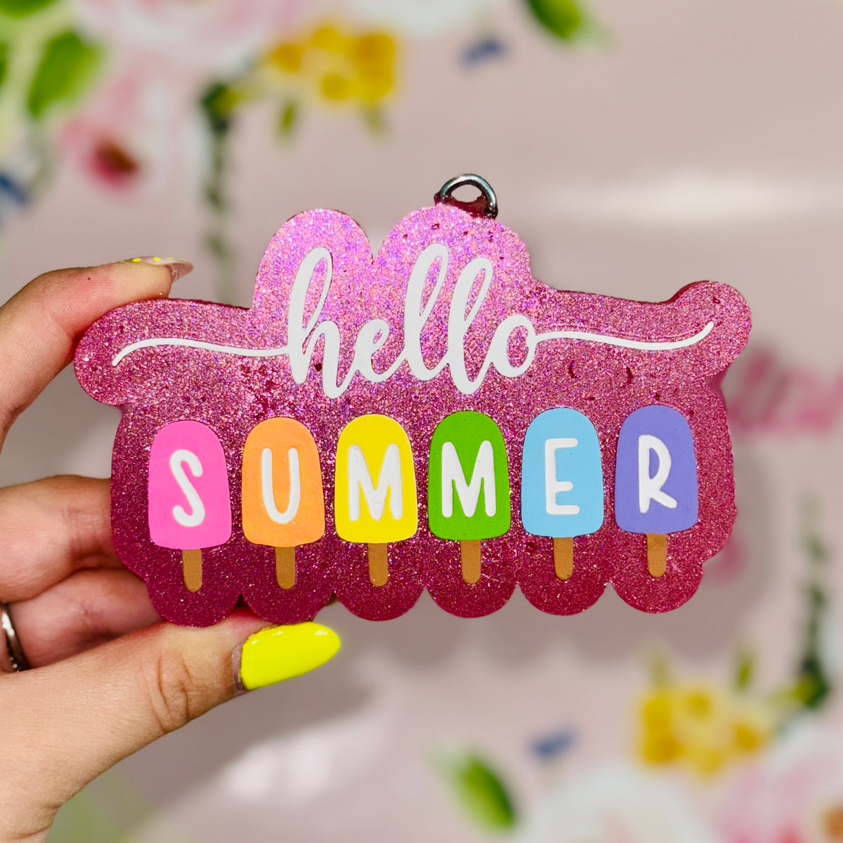 Hello Summer Freshie - Black Raspberry Vanilla - RTS