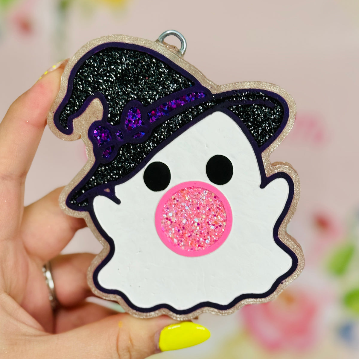 Bubblegum Ghost Freshie - Pumpkin Fluff - RTS