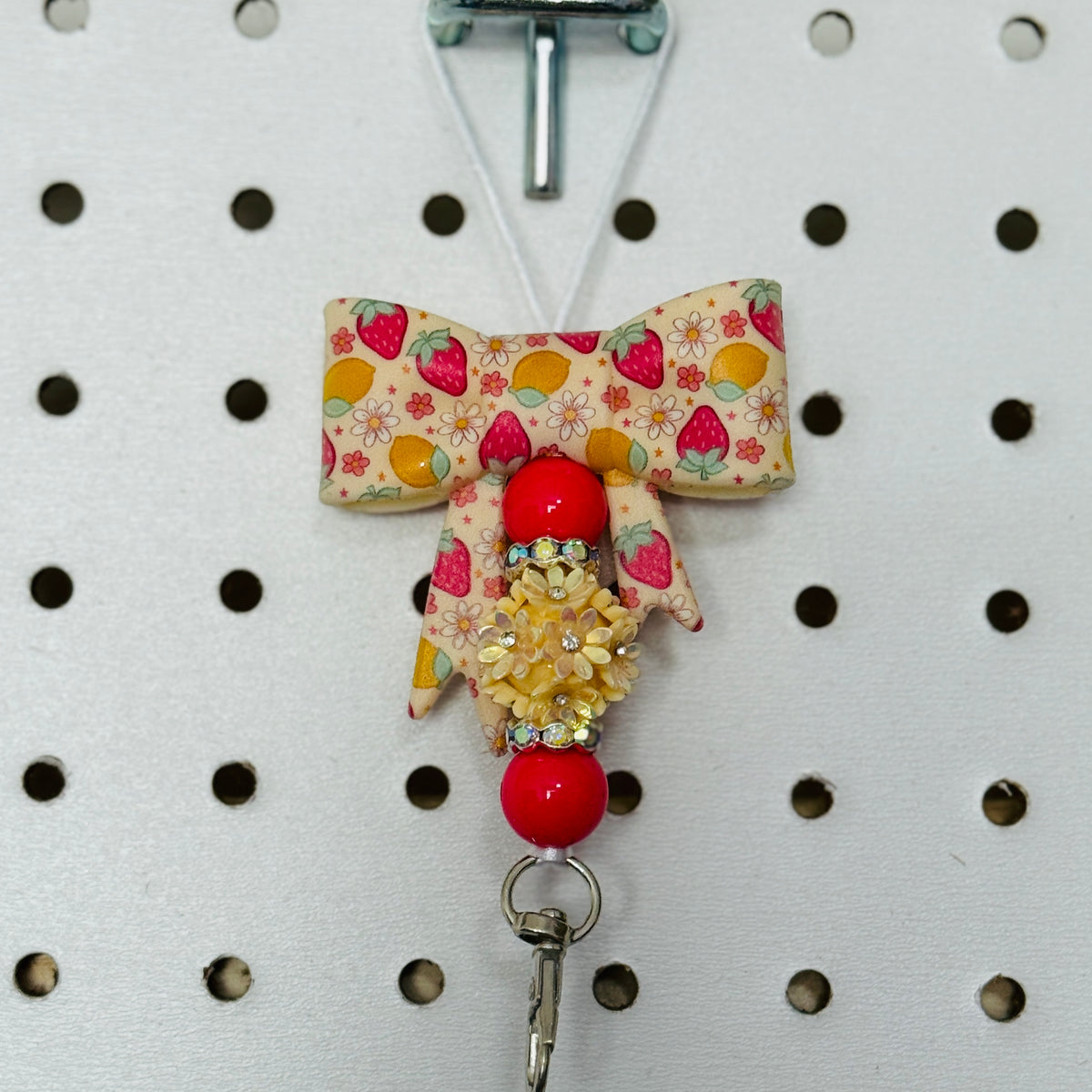 Strawberries and Lemons Freshie Hanger - RTS