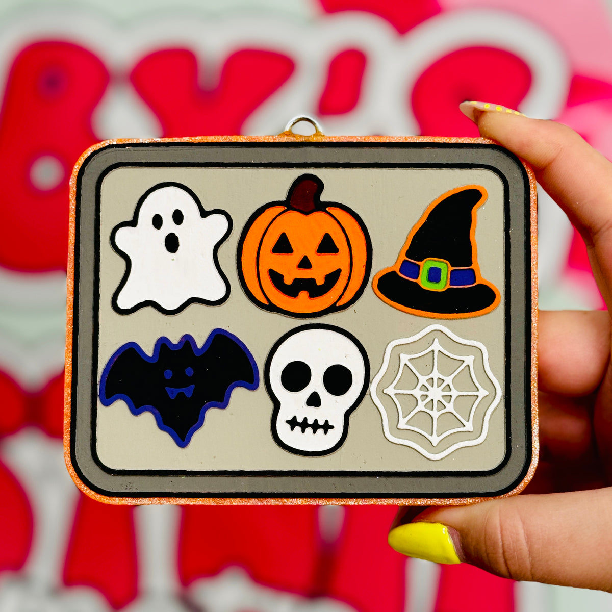 Halloween Cookie Sheet Freshie - Mahogany Pumpkin - RTS