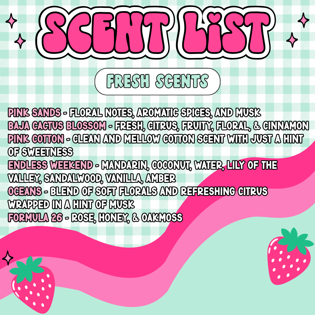Fresh Scent List