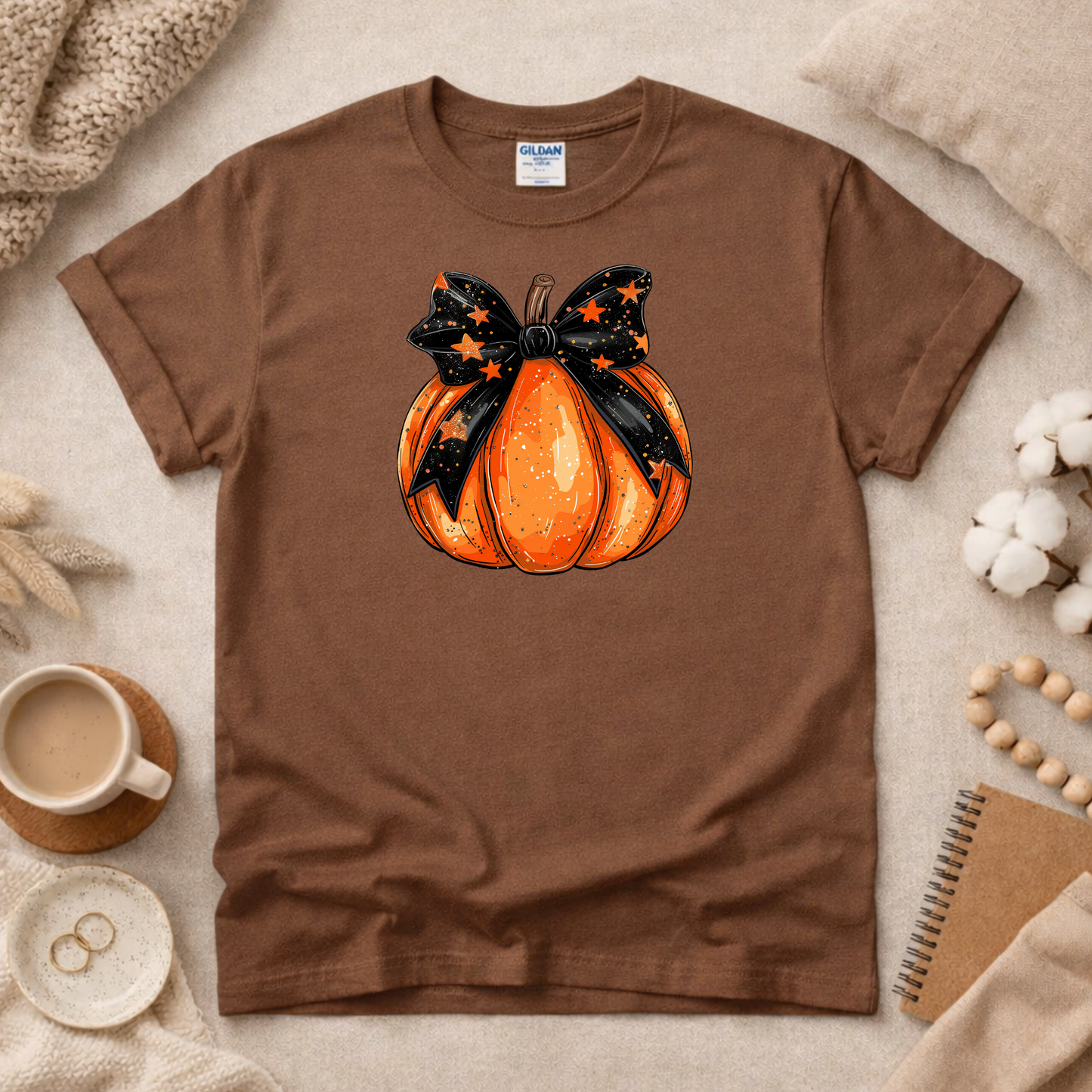 Pumpkin with Black Bow Shirt