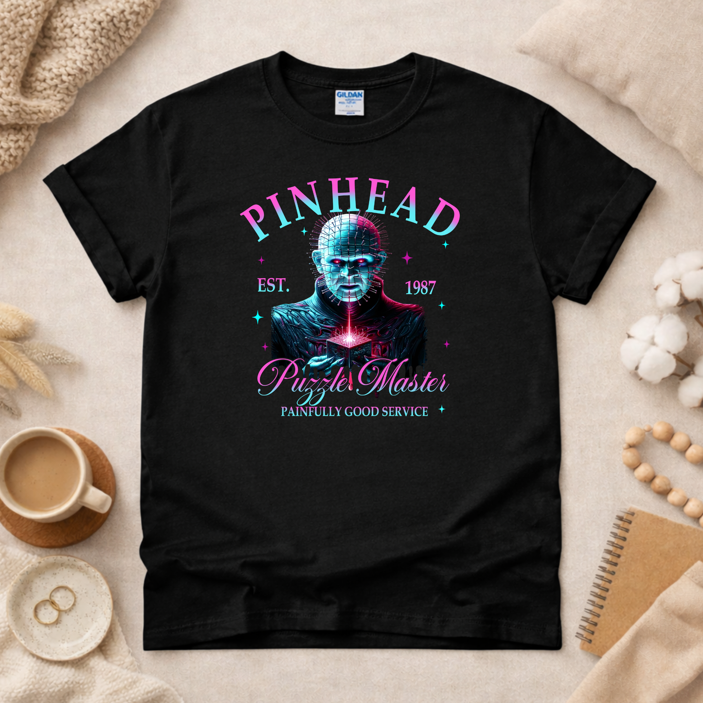 Neon Horror Shirt (Please leave a note with which design you would like)
