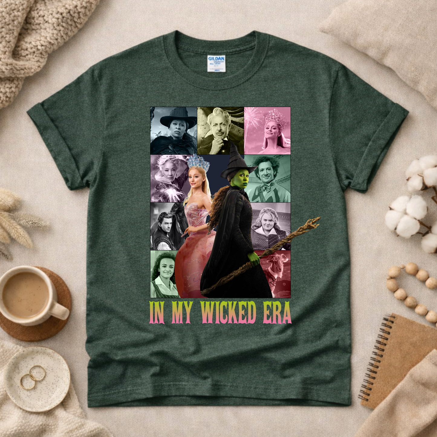 Green and Pink Witch Shirt