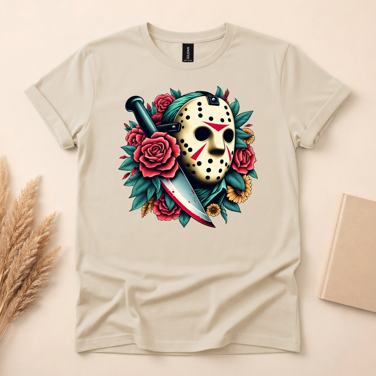 Horror Mask Man Shirt (Please leave a note with which design you would like)