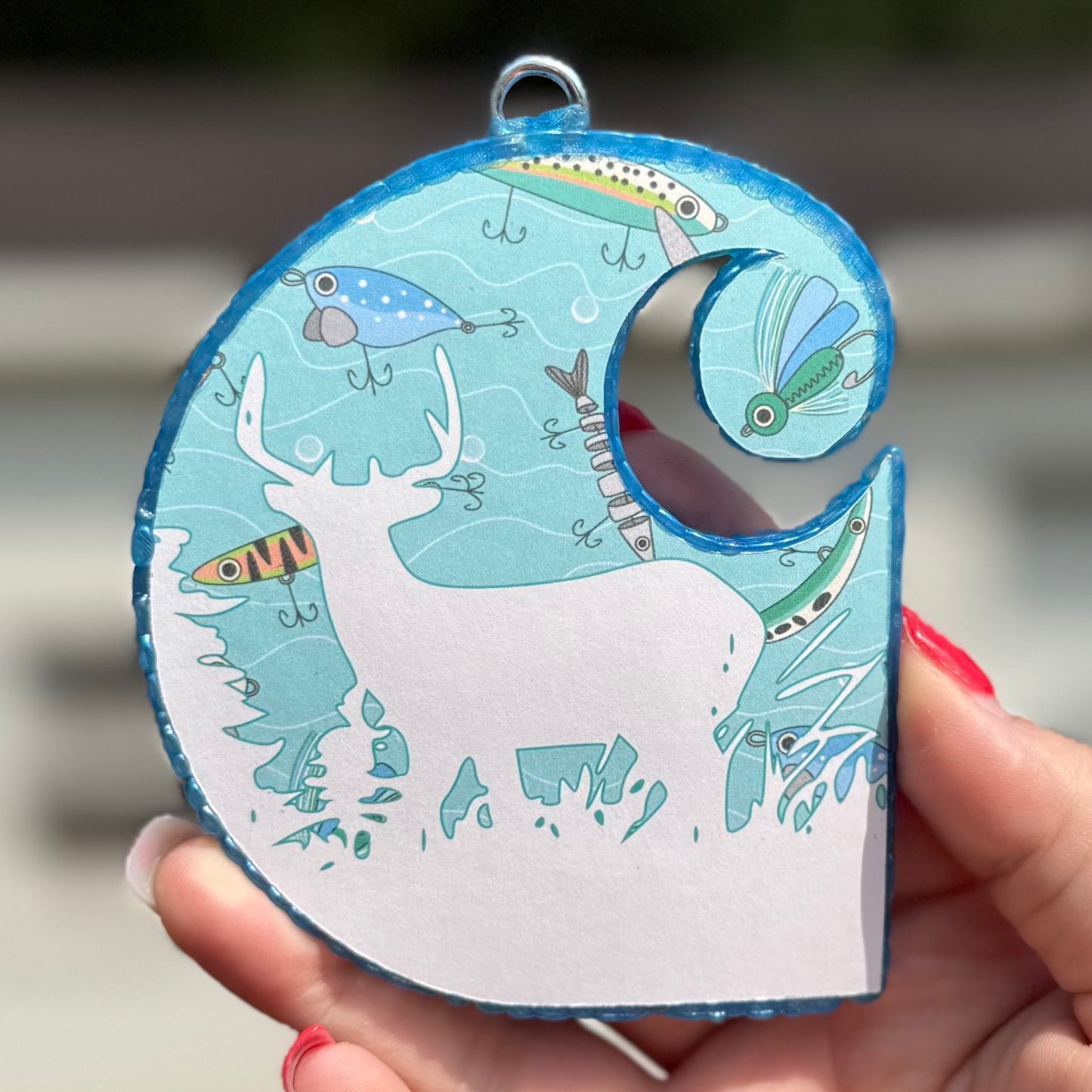 Deer C Cardstock Freshie- DISCOUNTED/IMPERFECT - RTS