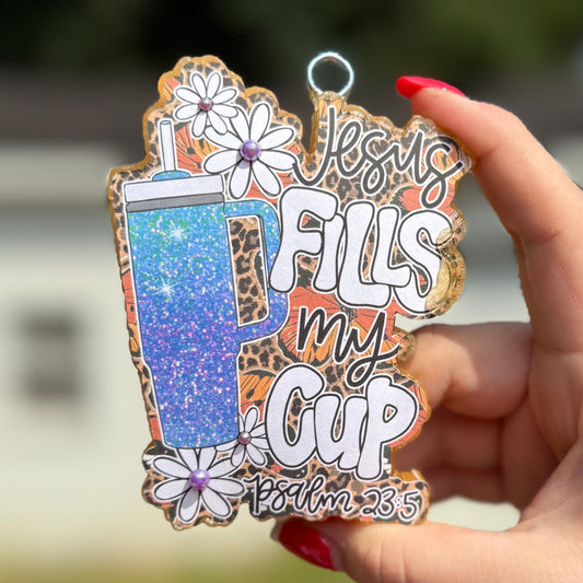Jesus Fills My Cup Freshie - RTS