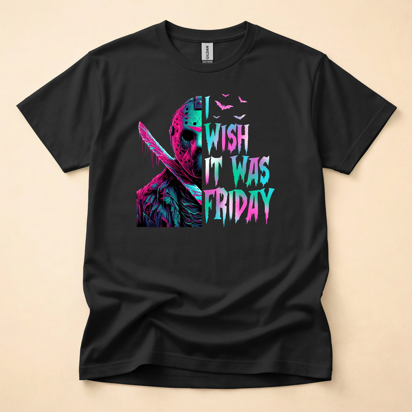Neon Horror Shirt (Please leave a note with which design you would like)