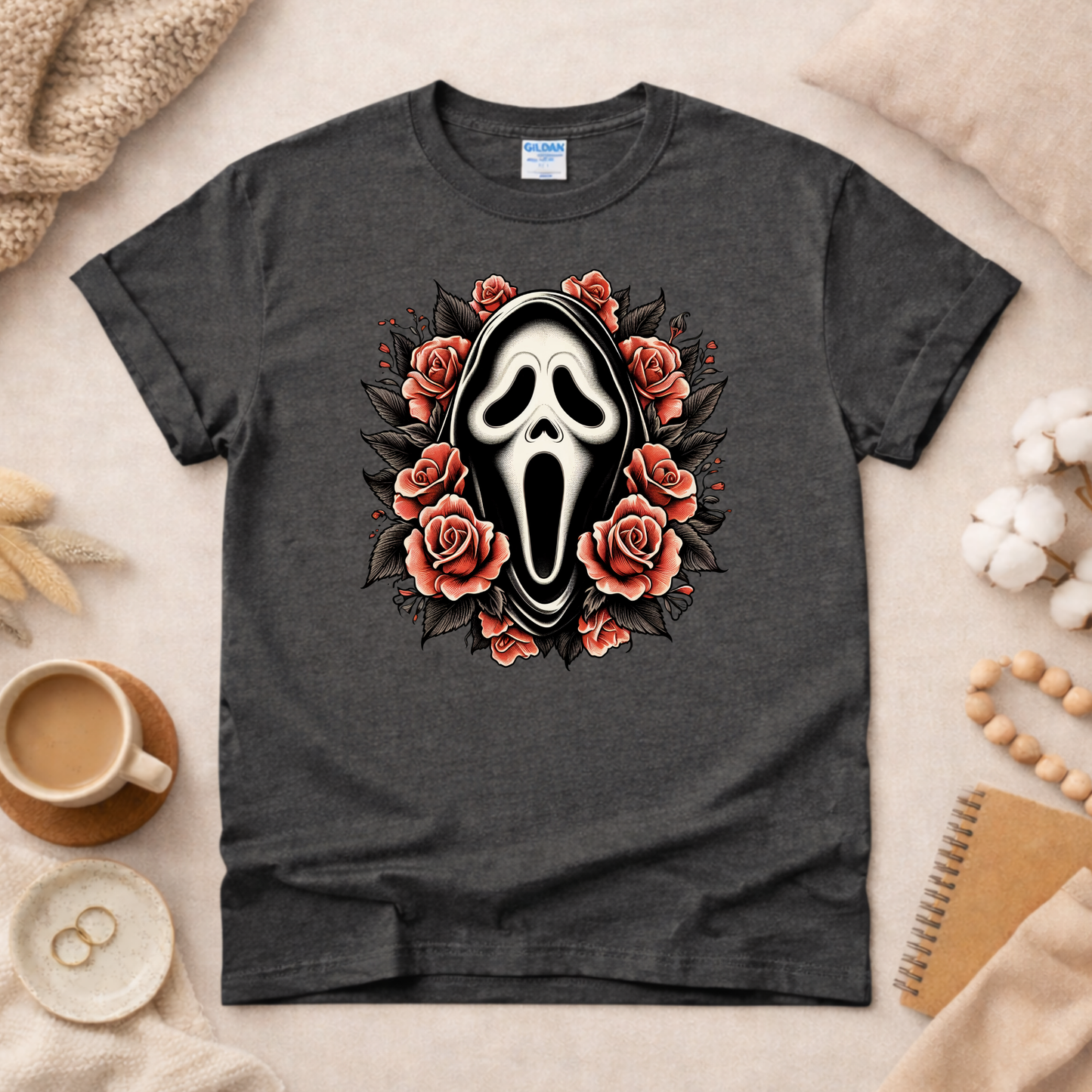 Horror Ghost Shirt (Please leave a note with which design you would like)