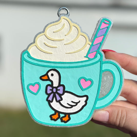Eleanor the Goose Mug Freshie - Watermelon Lemonade - RTS