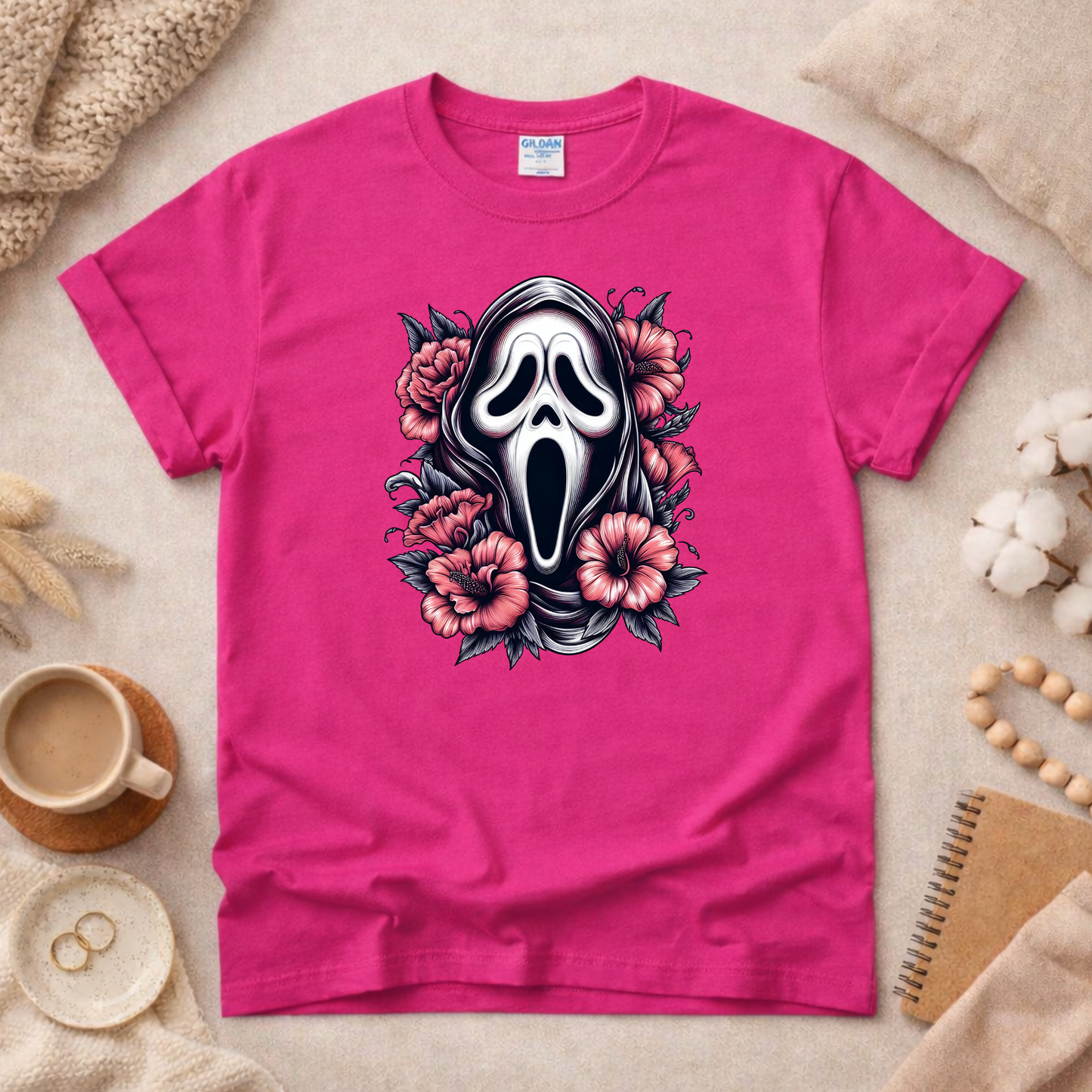 Horror Ghost Shirt (Please leave a note with which design you would like)