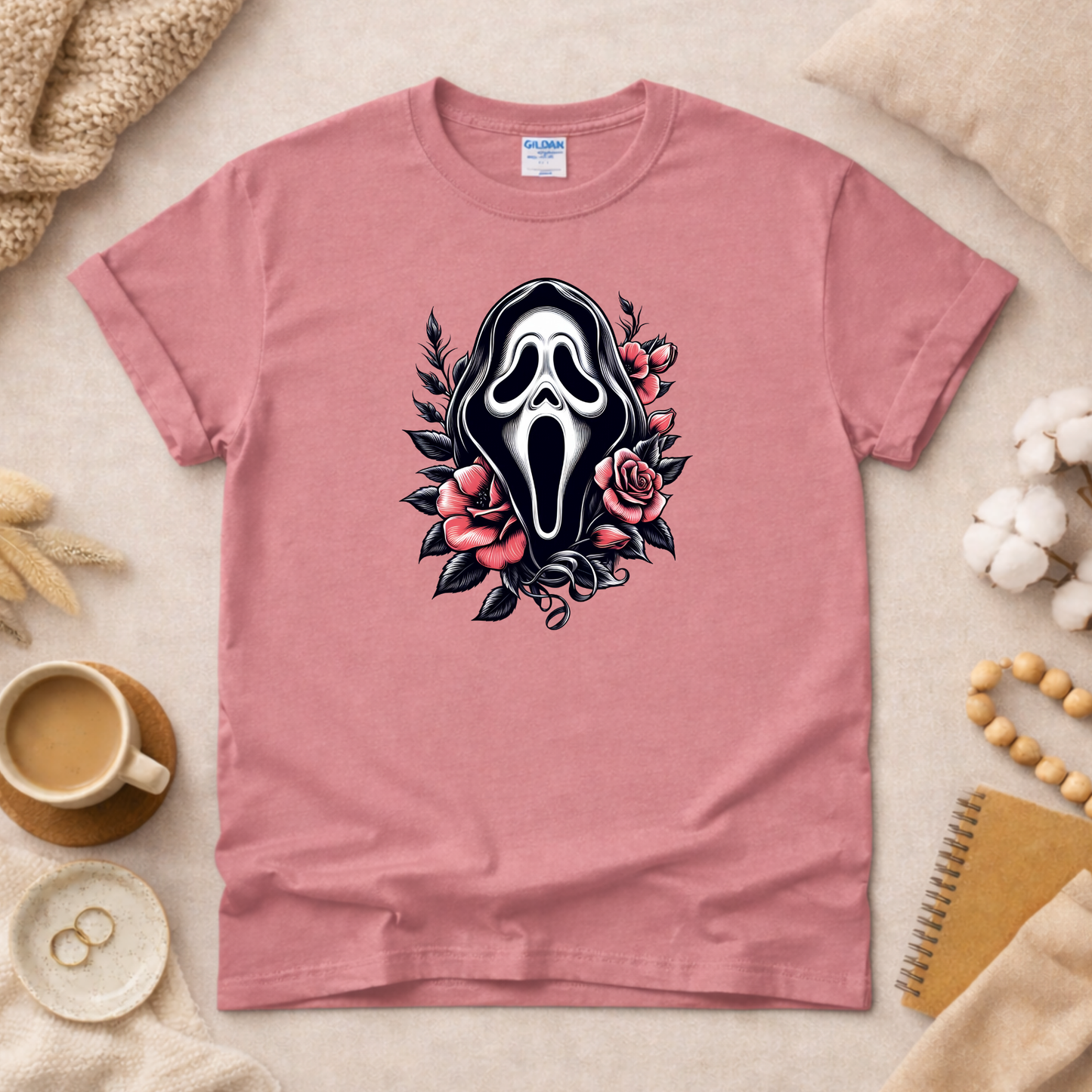 Horror Ghost Shirt (Please leave a note with which design you would like)