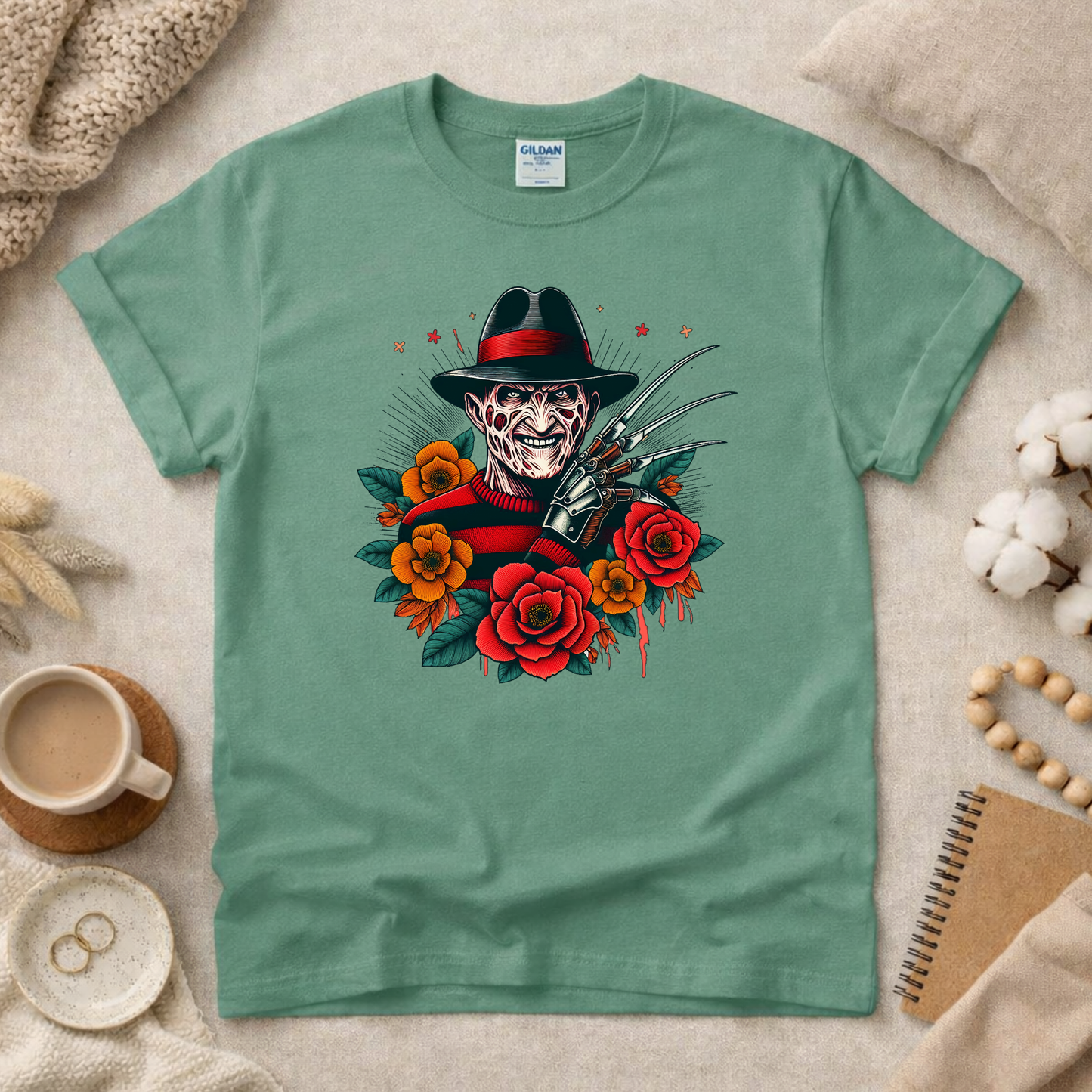 Horror Claw Man Shirt (Please leave a note with which design you would like)
