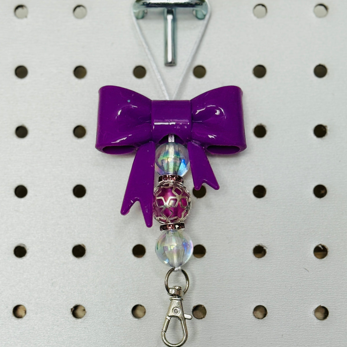 Neon Purple Freshie Hanger - RTS