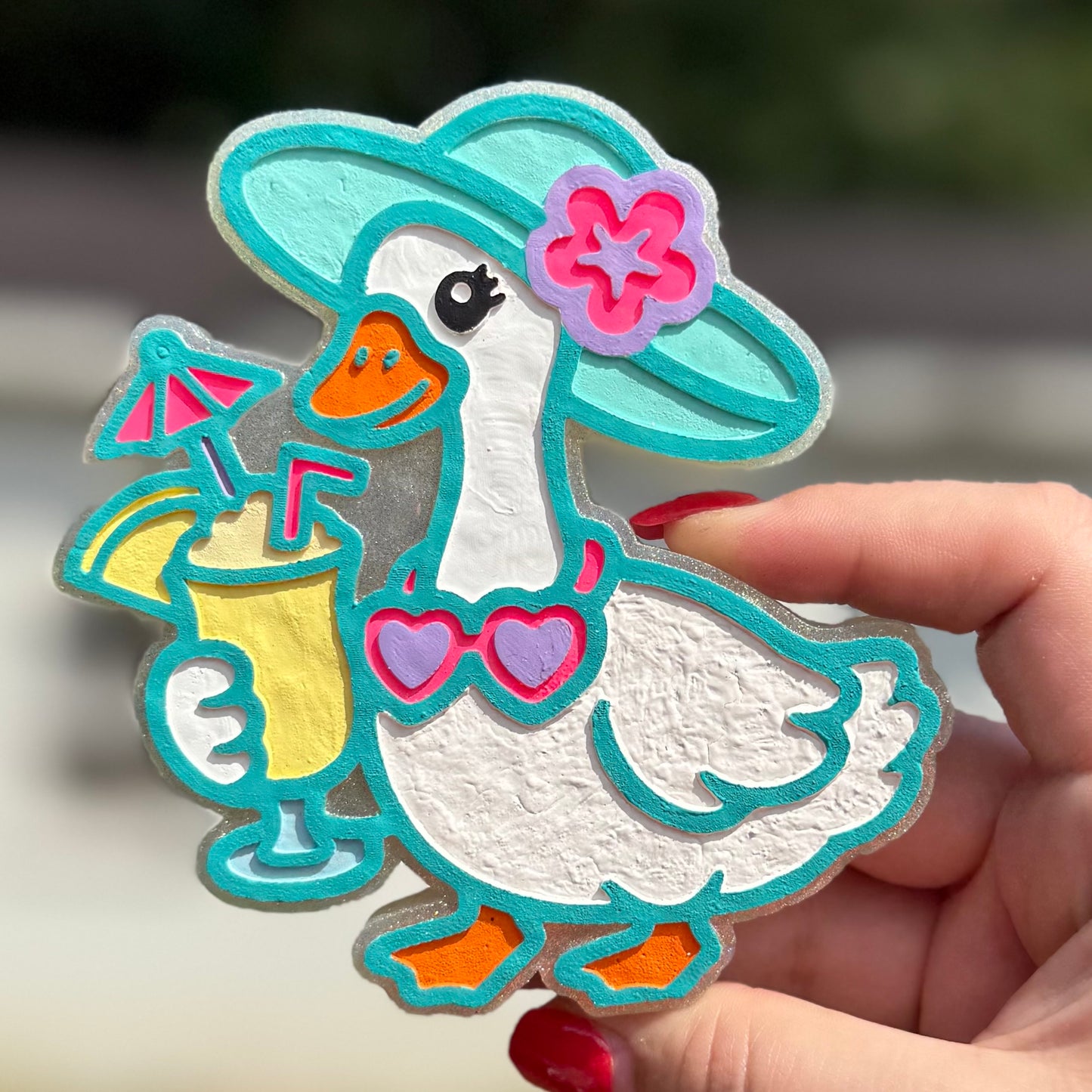 Summer Eleanor the Goose Freshie - Pink Watermelon - RTS