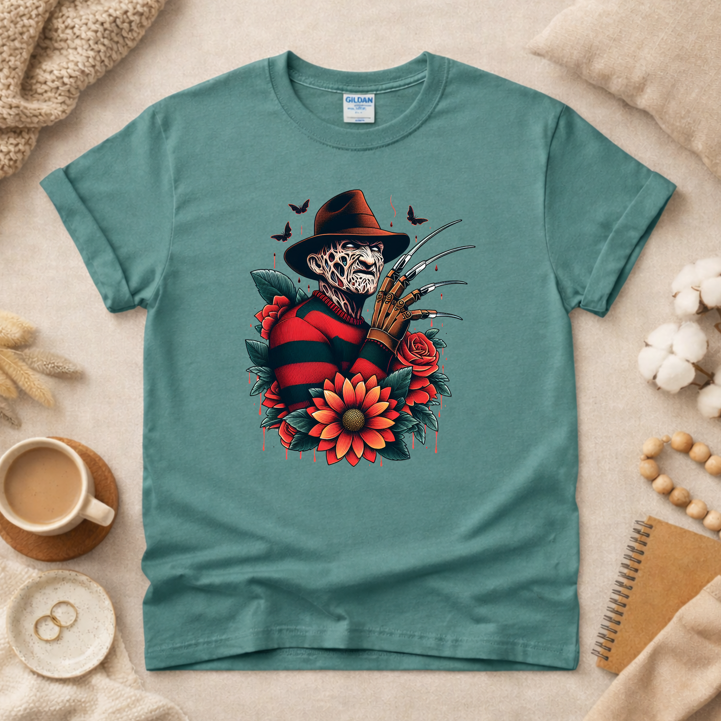 Horror Claw Man Shirt (Please leave a note with which design you would like)