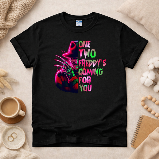 Neon Horror Shirt (Please leave a note with which design you would like)