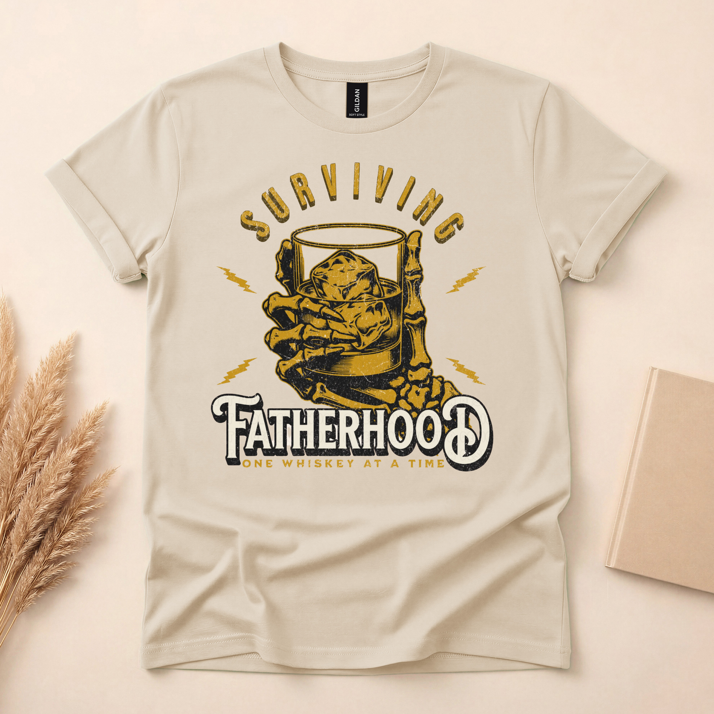 Surviving Fatherhood Whiskey Shirt