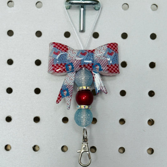 Patriotic Patchwork Freshie Hanger - RTS