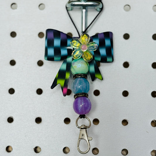 Colorful Checkered Freshie Hanger - RTS