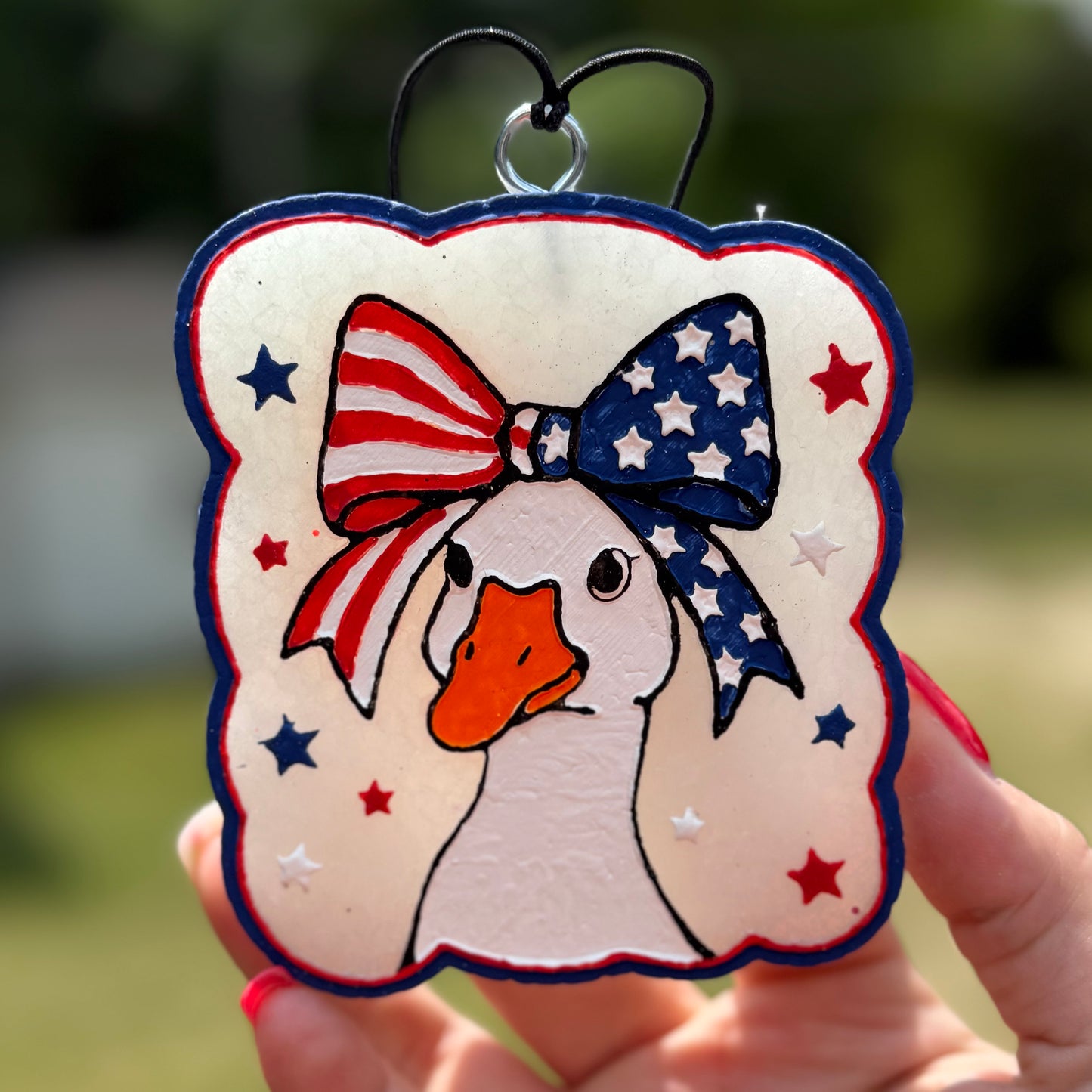 Patriotic Goose Freshie - Sweet Grace - RTS