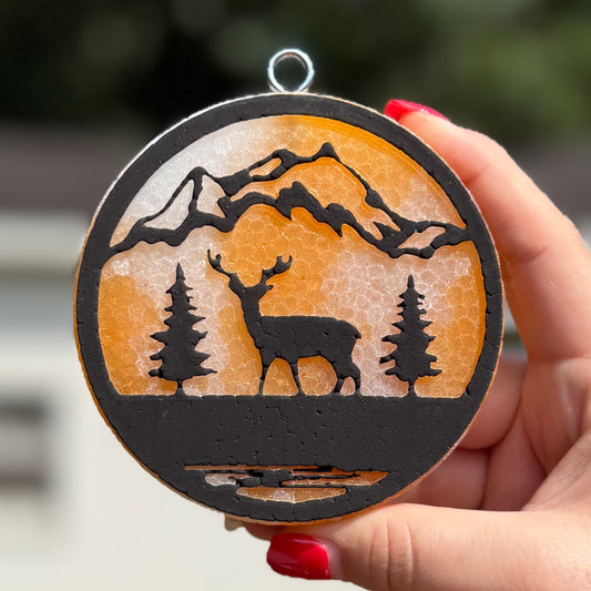 Deer Mountain Scene Freshie - A&F Fierce - RTS