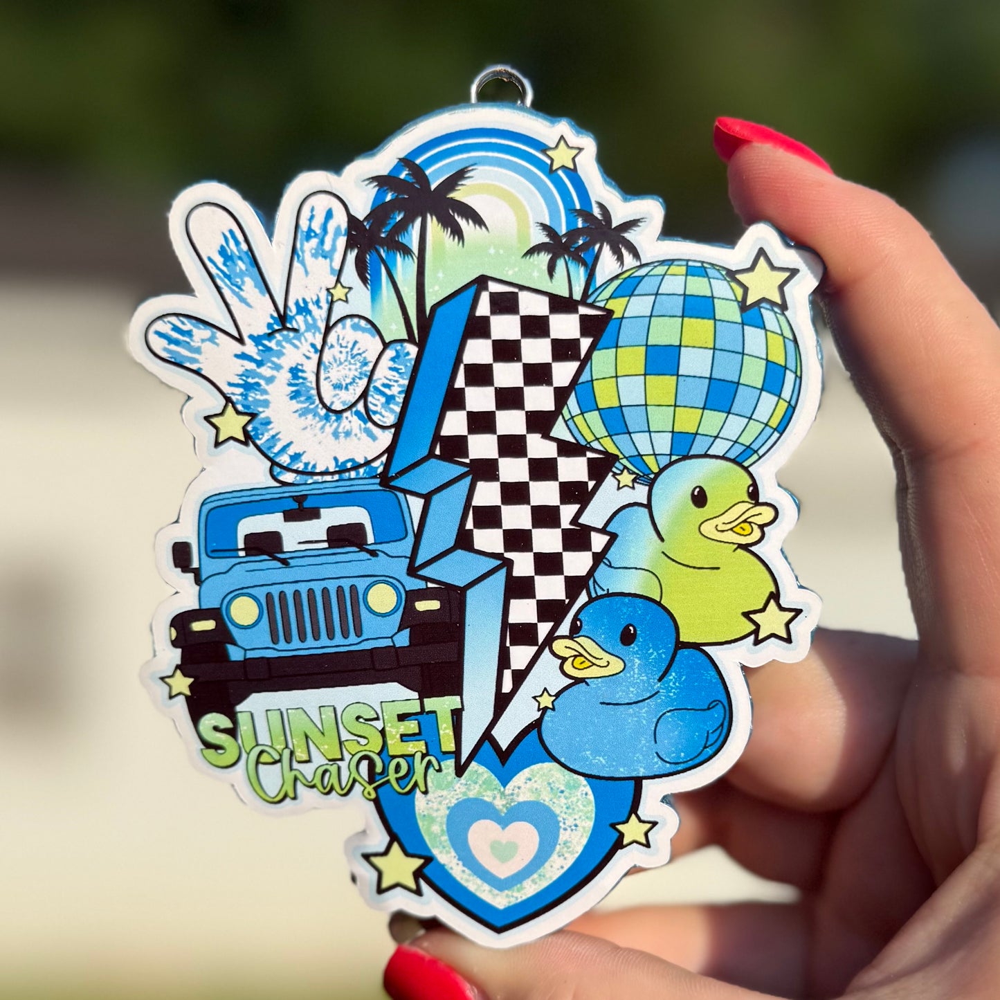 Sunset Chaser Duck Truck Freshie - RTS