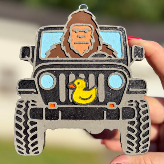 Squatch Duck Truck Black Freshie - Narcissist - RTS