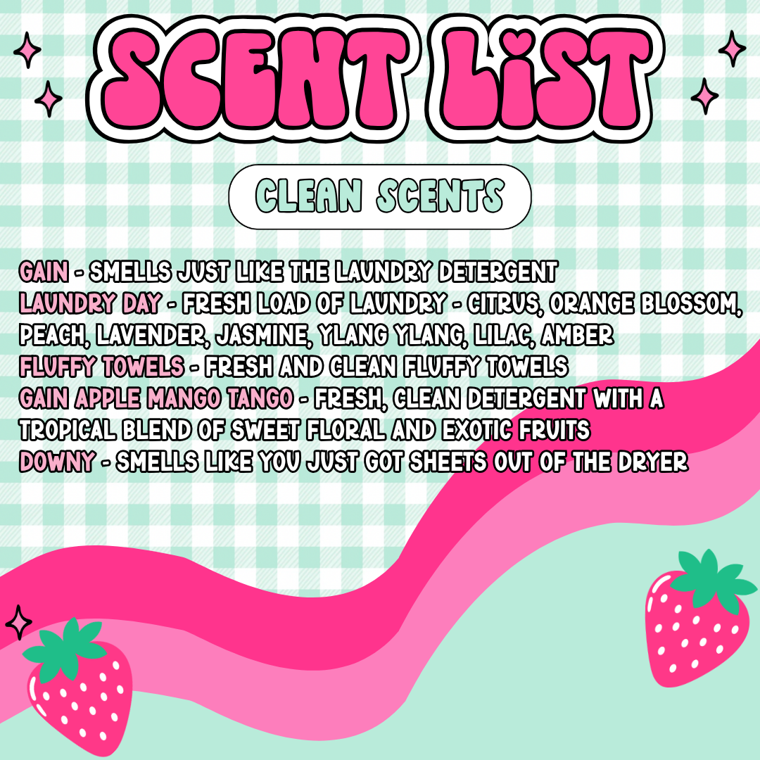Clean Scent List