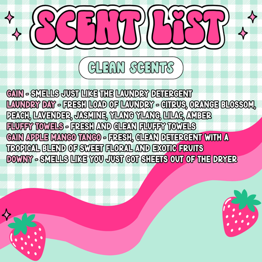 Clean Scent List