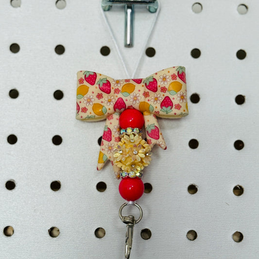 Strawberries and Lemons Freshie Hanger - RTS