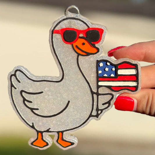 Patriotic Goose Freshie - Pink Sugar - RTS