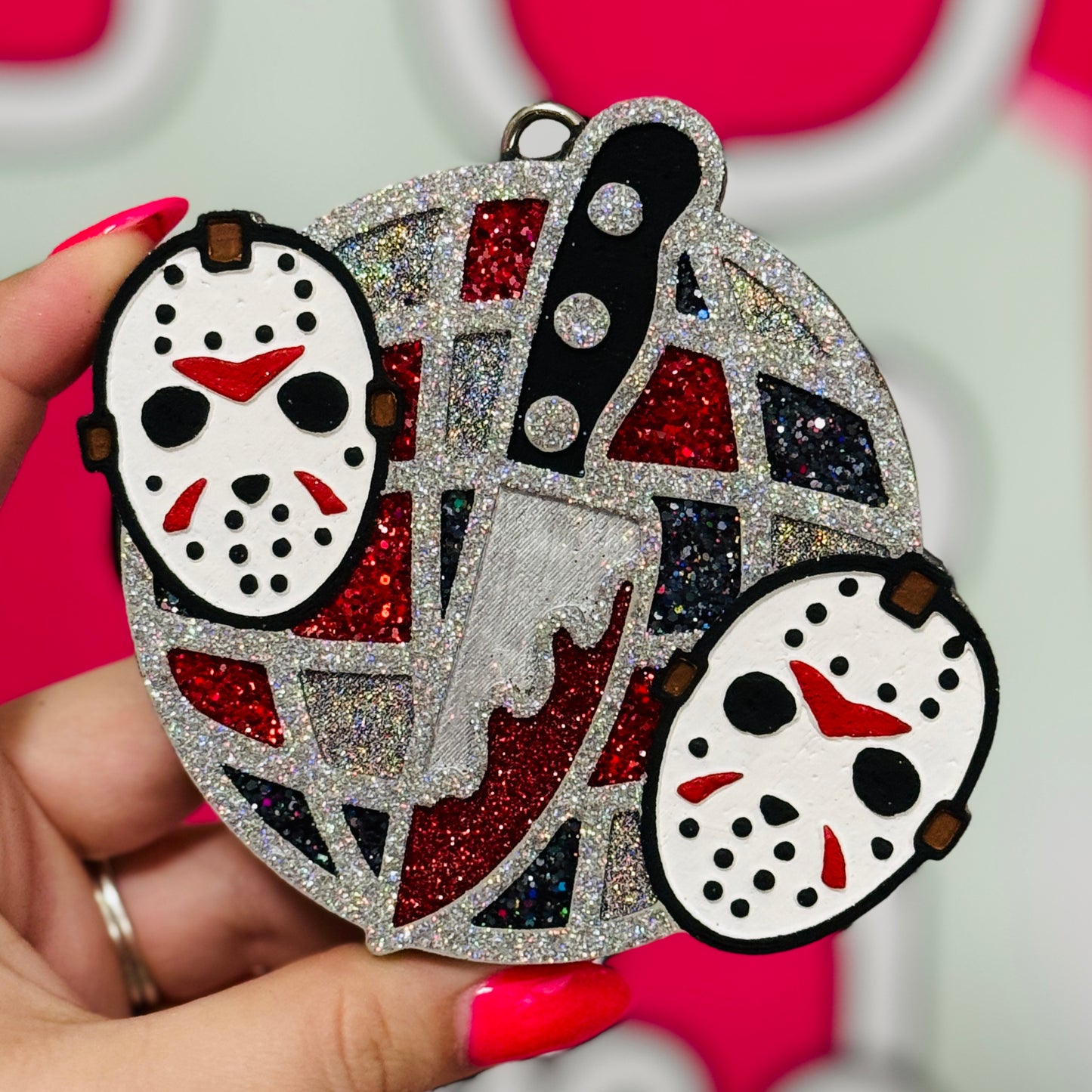 Horror Man Disco Ball Freshie - Cardigan & Clove - RTS