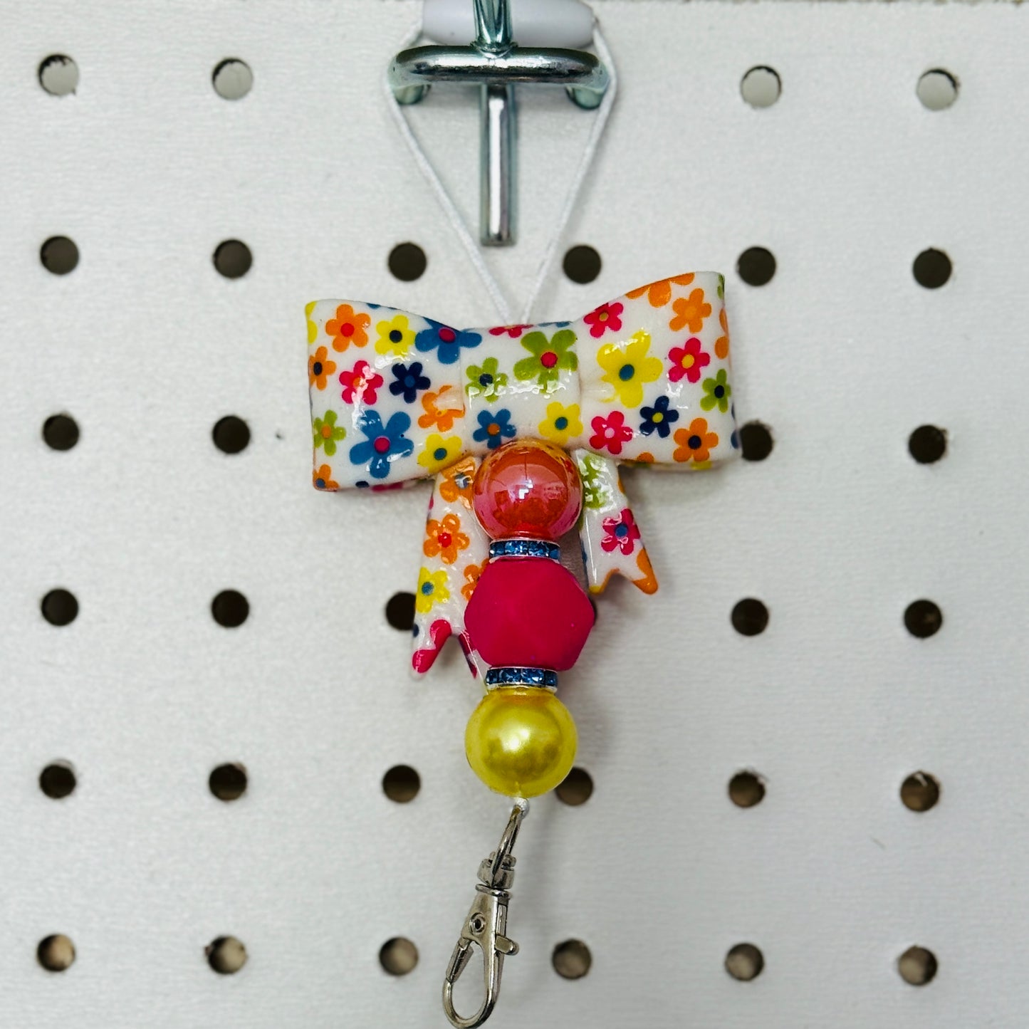 Multicolor Floral Freshie Hanger - RTS