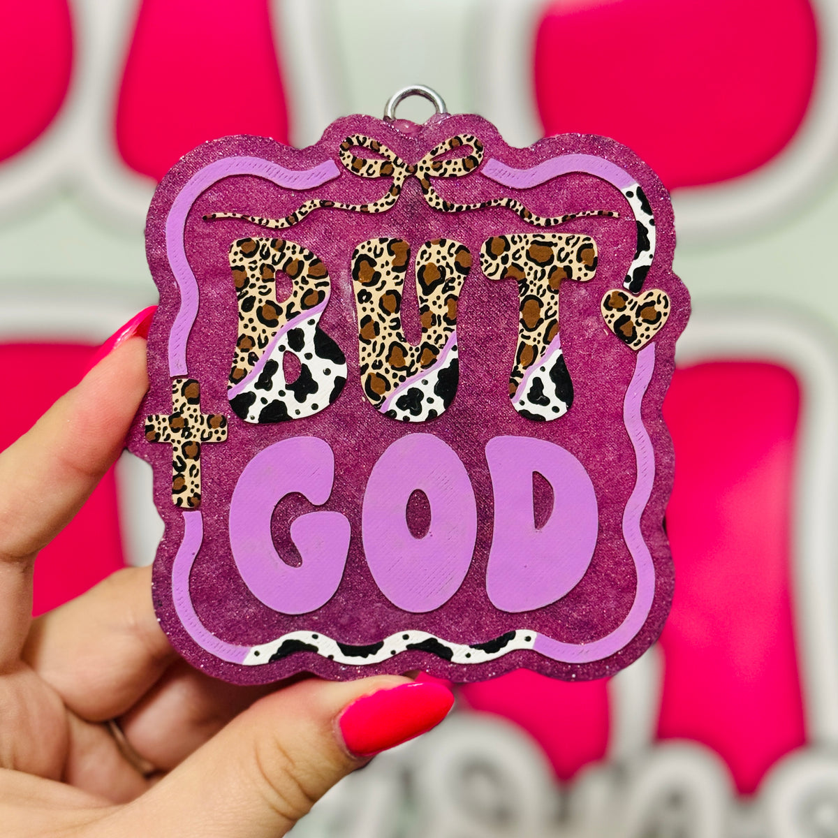 Animal Print But God Freshie - 1000 Wishes - RTS