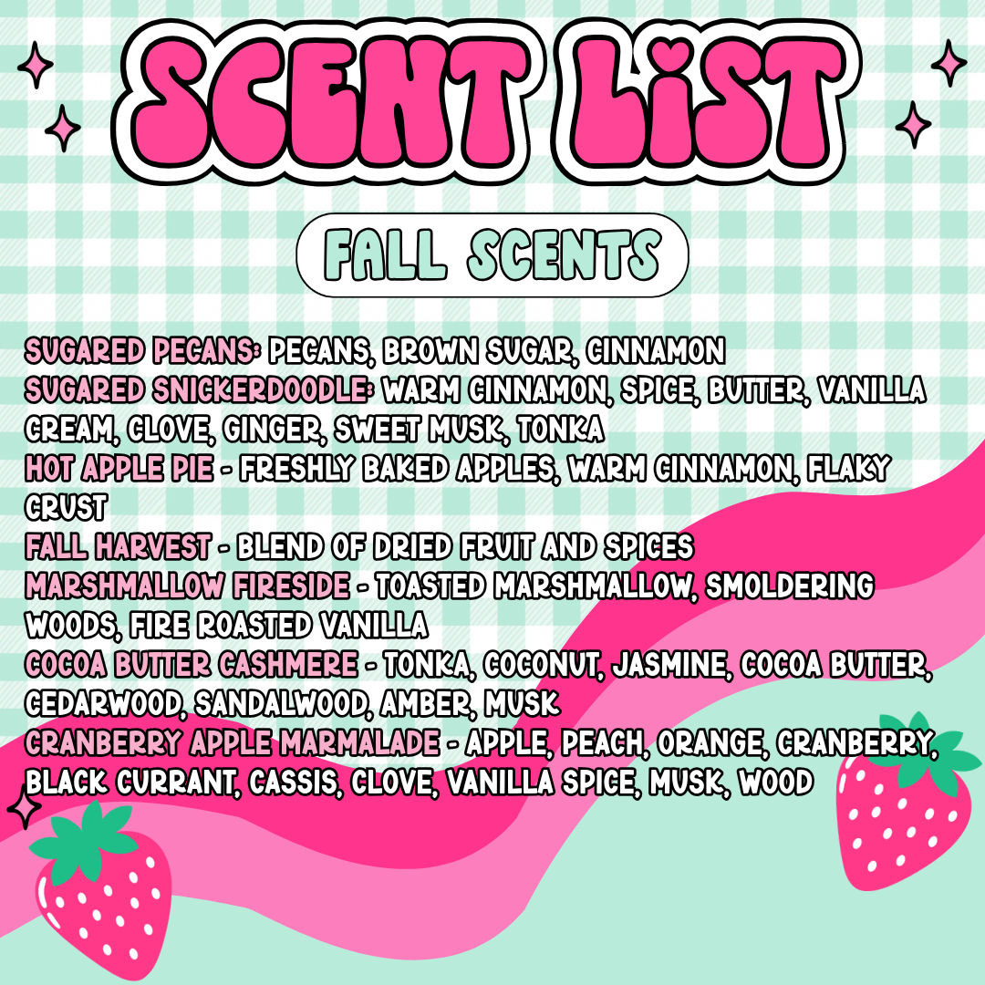 Fall Scent List