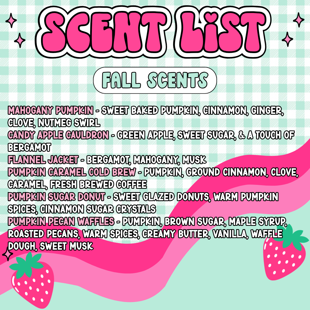 Fall Scent List