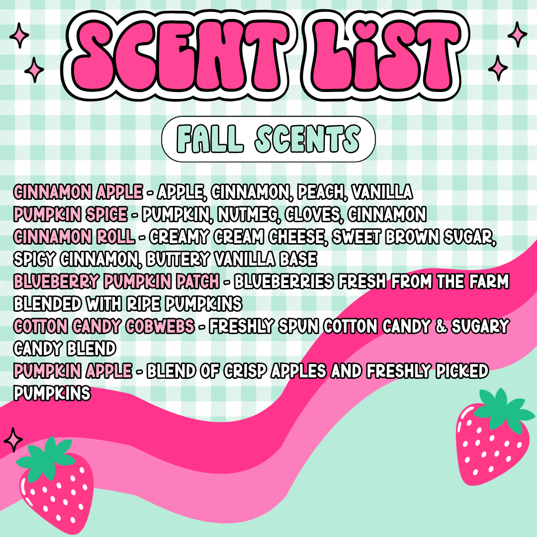 Fall Scent List