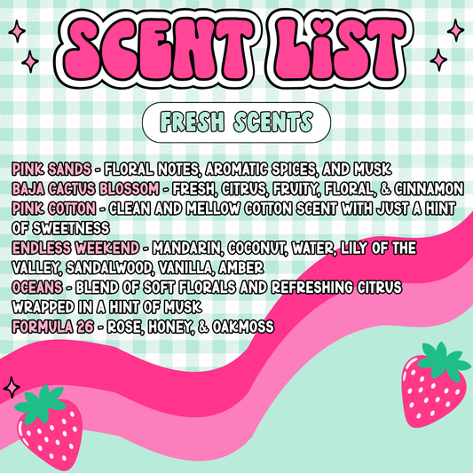 Fresh Scent List