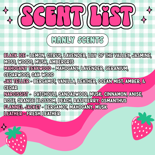 Manly Scent List
