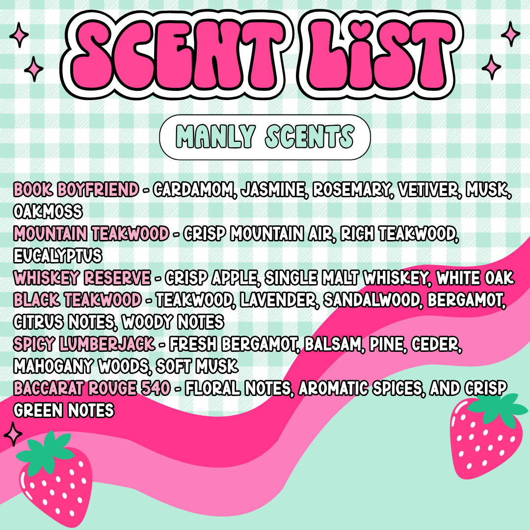 Manly Scent List