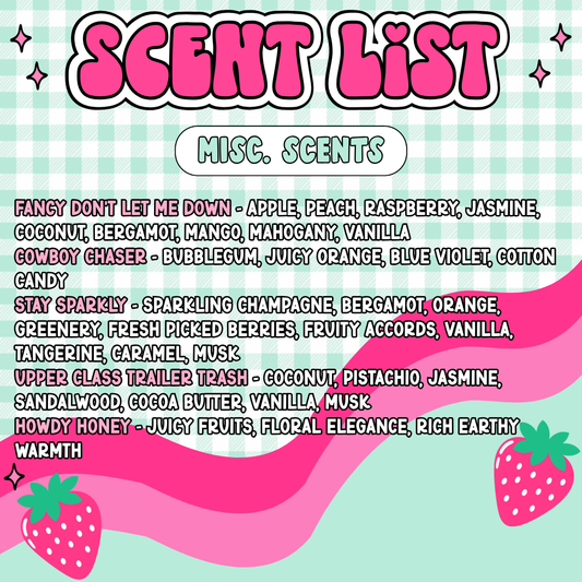 Misc. Scent List