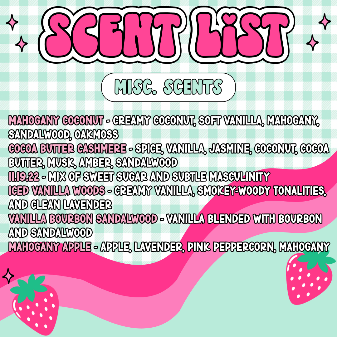 Misc. Scent List